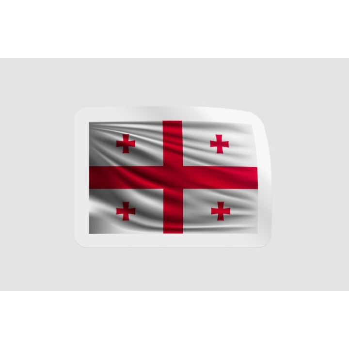 Georgia Flag Style 5 - DecalsHouse