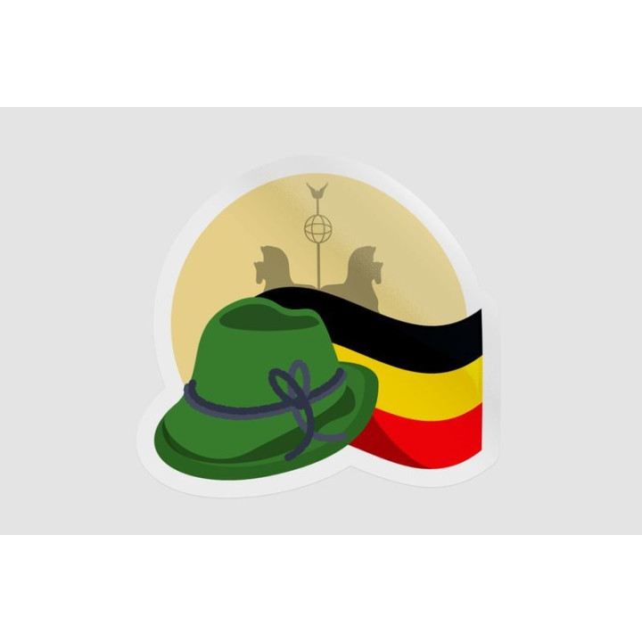 Germany Alpine Hat Style 2 - DecalsHouse
