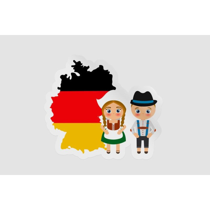 Germany Boy And Girl - DecalsHouse