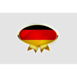 Germany Flag Badge Style 2 - DecalsHouse