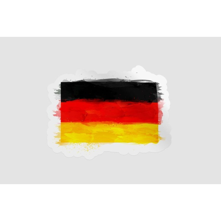 Germany Flag Brush Style 2 - DecalsHouse