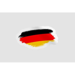 Germany Flag Brush Style 5 - DecalsHouse