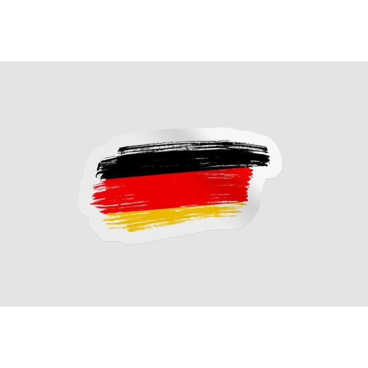Germany Flag Brush Style 6 - DecalsHouse