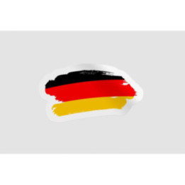 Germany Flag Brush Style 8 - DecalsHouse