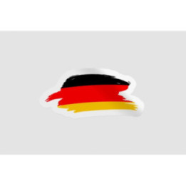 Germany Flag Brush Style 9 - DecalsHouse