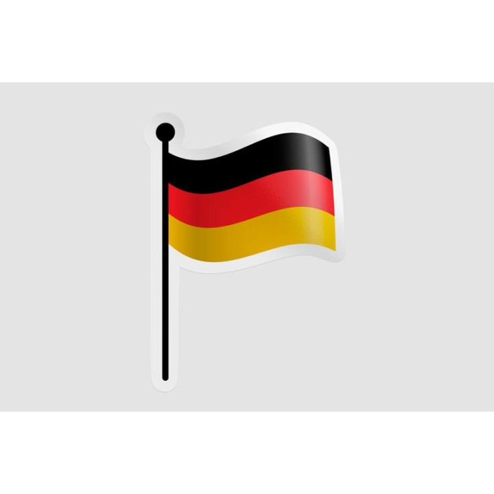 Germany Flag Design Style 4 - DecalsHouse