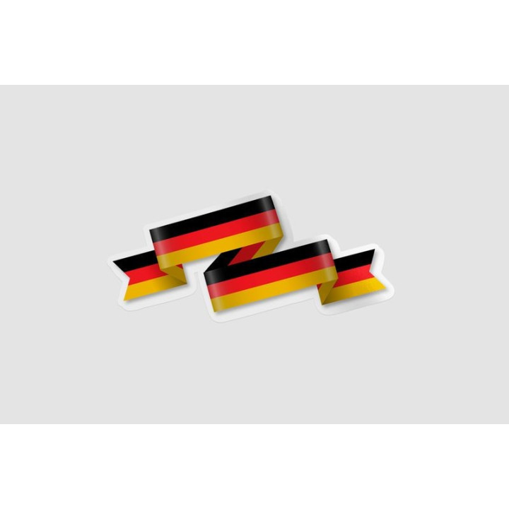 Germany Flag Design Style 8 - DecalsHouse
