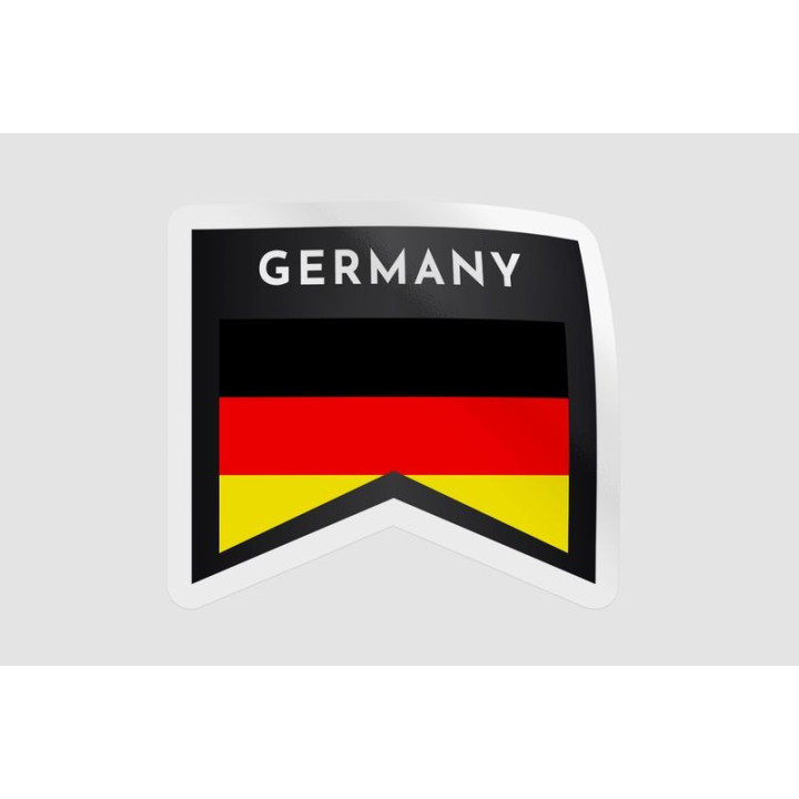 Germany Flag Emblem Style 2 - DecalsHouse