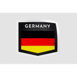 Germany Flag Emblem Style 3 - DecalsHouse