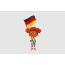 Germany Flag Girl - DecalsHouse