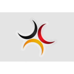 Germany Flag Icon Style 13 - DecalsHouse