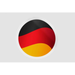 Germany Flag Icon Style 14 - DecalsHouse