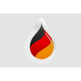 Germany Flag Icon Style 19 - DecalsHouse