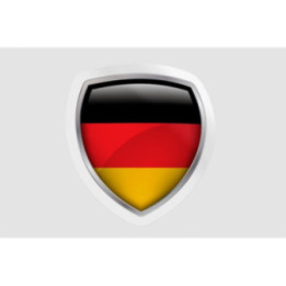 Germany Flag Icon Style 29 - DecalsHouse