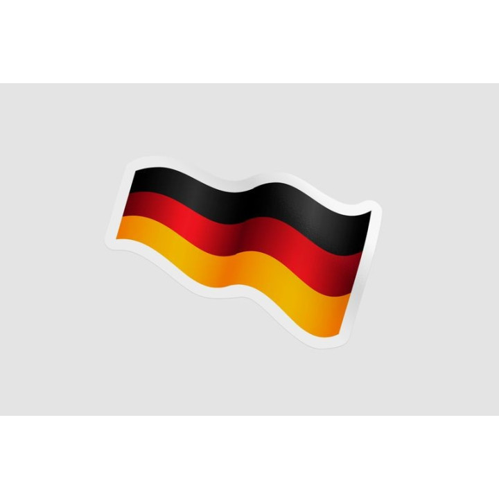 Germany Flag Icon Style 3 - DecalsHouse