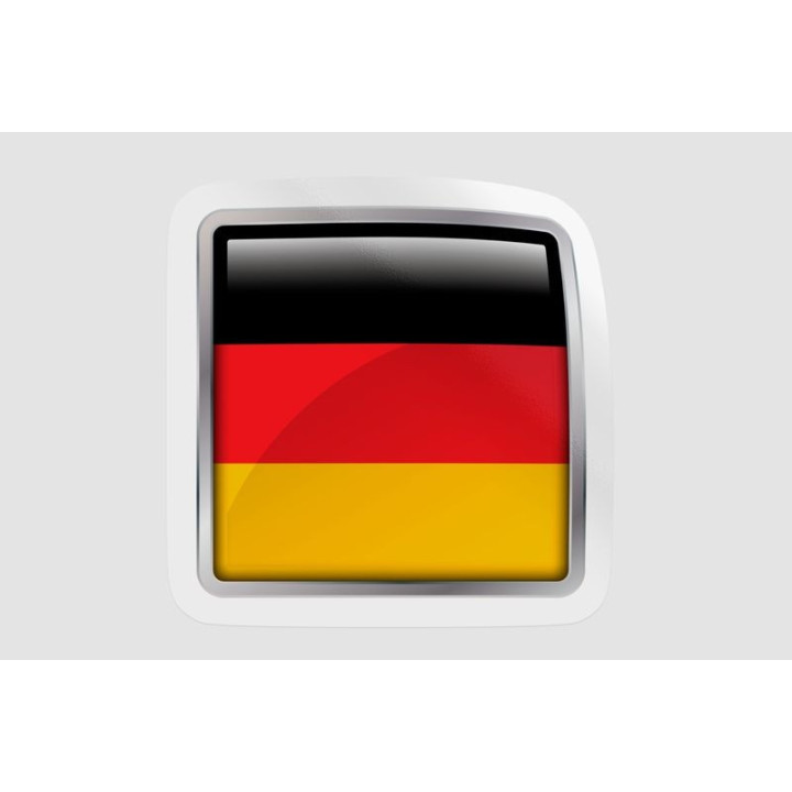 Germany Flag Icon Style 30 - DecalsHouse