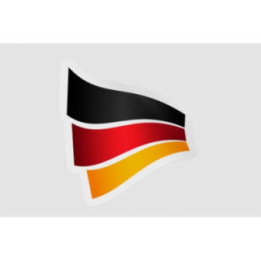 Germany Flag Icon Style 4 - DecalsHouse