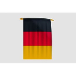 Germany Flag Pennant Style 6 - DecalsHouse