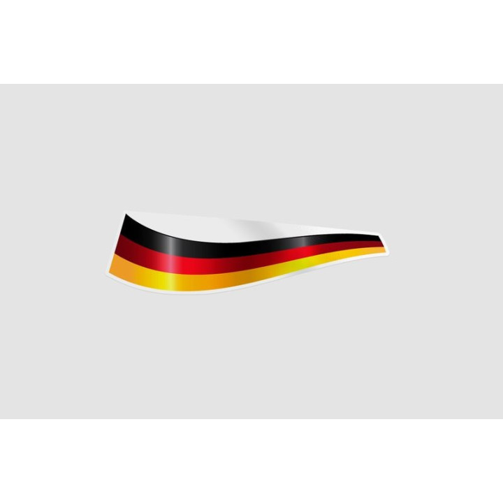 Germany Flag Ribbon Style 3 - DecalsHouse
