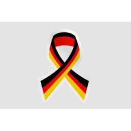 Germany Flag Ribbon - DecalsHouse