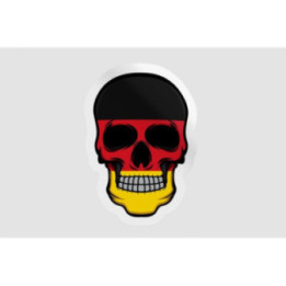 Germany Flag Skull - DecalsHouse