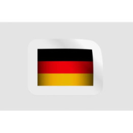 Germany Flag Style 8 - DecalsHouse