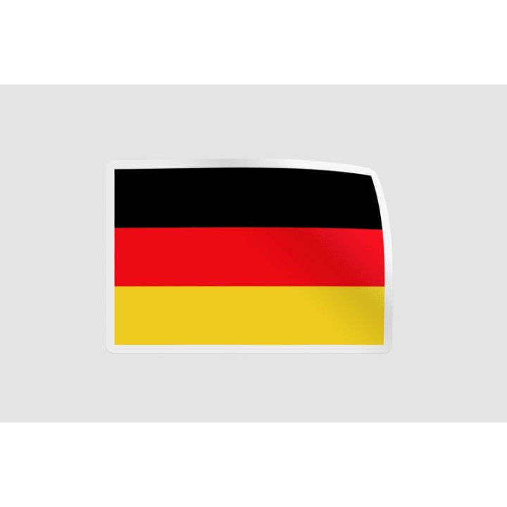 Germany Flag Template Style 2 - DecalsHouse