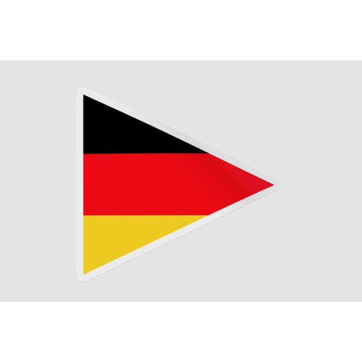 Germany Flag Template Style 3 - DecalsHouse