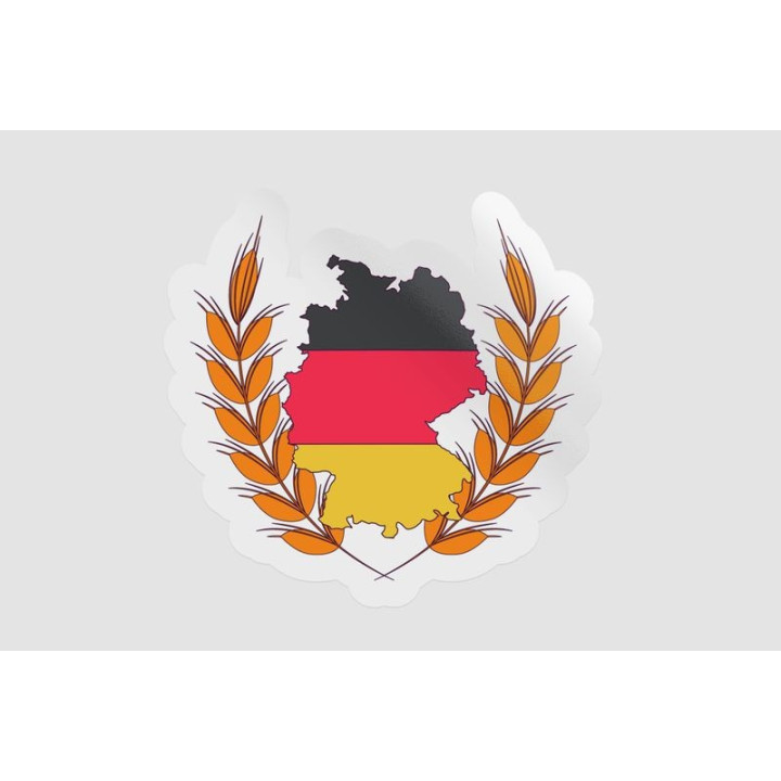 Germany Flag Wheat - DecalsHouse