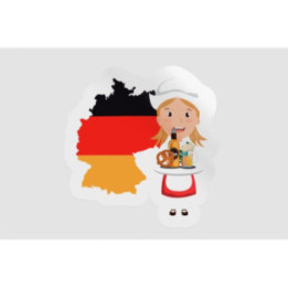 Germany Map Culture Style 2 - DecalsHouse