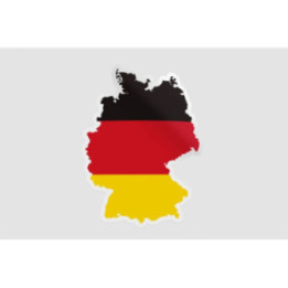 Germany Map Flag Style 2 - DecalsHouse