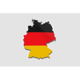 Germany Map Flag Style 3 - DecalsHouse