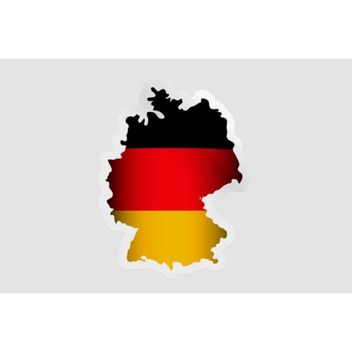 Germany Map Flag Style 5 - DecalsHouse