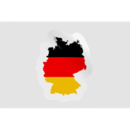 Germany Map Flag Style 7 - DecalsHouse