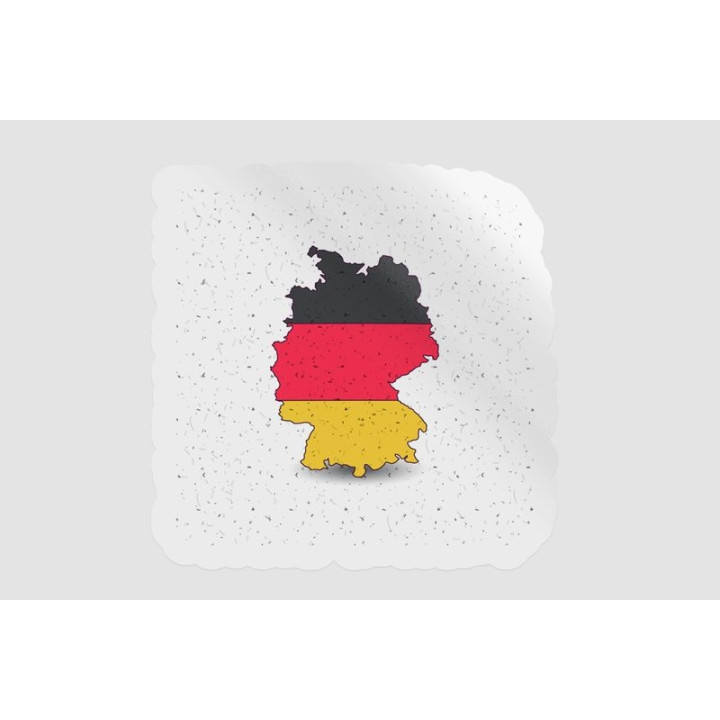 Germany Map Style 3 - DecalsHouse