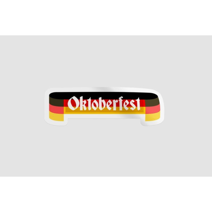 Germany Oktoberfest Ribbon Style 2 - DecalsHouse
