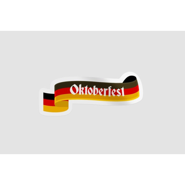 Germany Oktoberfest Ribbon Style 3 - DecalsHouse