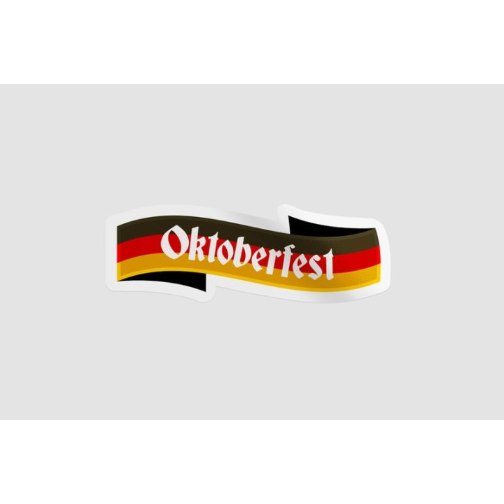 Germany Oktoberfest Ribbon Style 5 - DecalsHouse