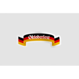 Germany Oktoberfest Ribbon Style 8 - DecalsHouse