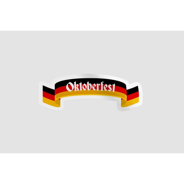 Germany Oktoberfest Ribbon Style 8 - DecalsHouse