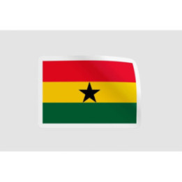Ghana Flag Style 2 - DecalsHouse