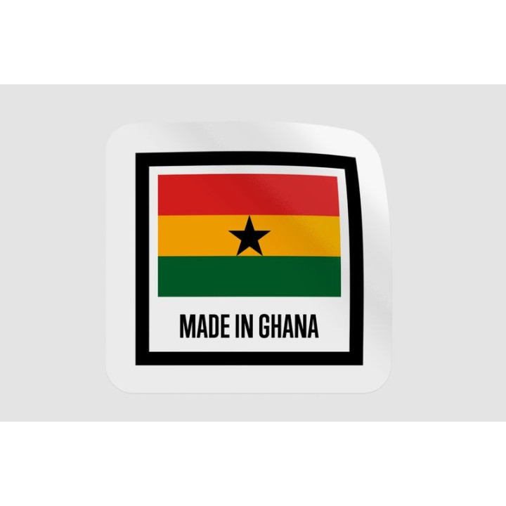 Ghana Quality Label Style 3 - DecalsHouse
