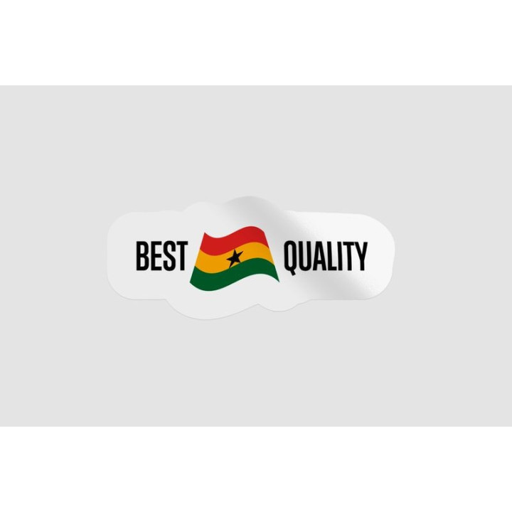 Ghana Quality Label Style 4 - DecalsHouse