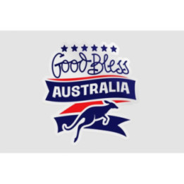 God Bless Australia Sticker - DecalsHouse