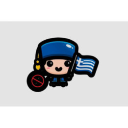 Greece Boy Flag Virus - DecalsHouse