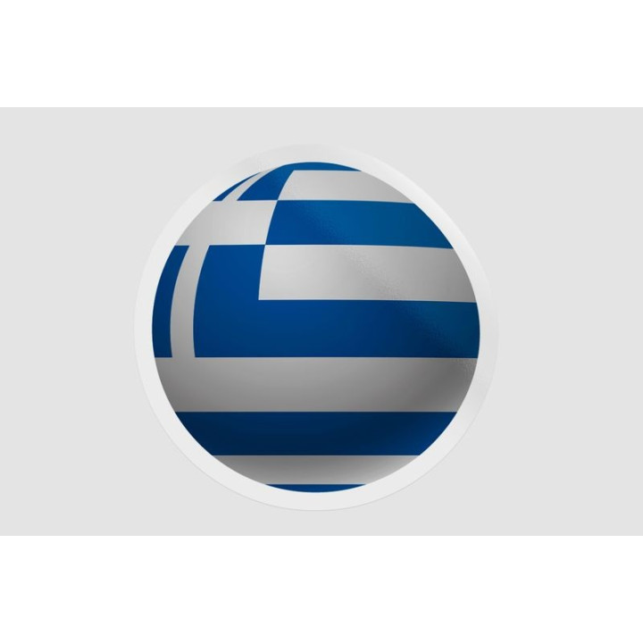 Greece Flag Ball - DecalsHouse