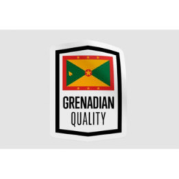 Grenada Quality Label Style 4 - DecalsHouse