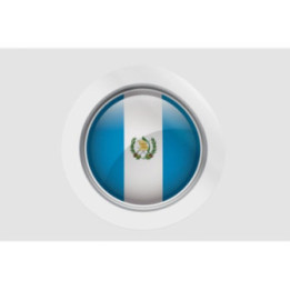 Guatemala Flag Bevel Style 4 - DecalsHouse