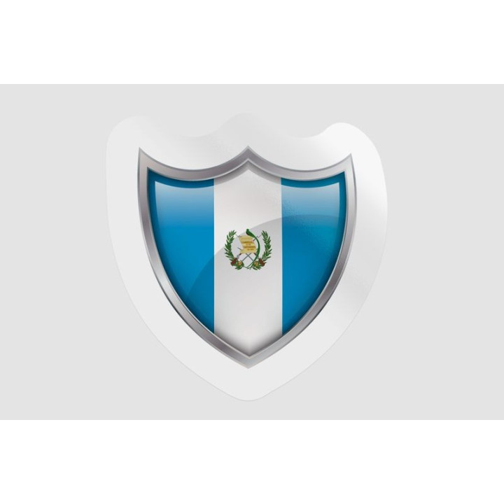 Guatemala Flag Bevel - DecalsHouse