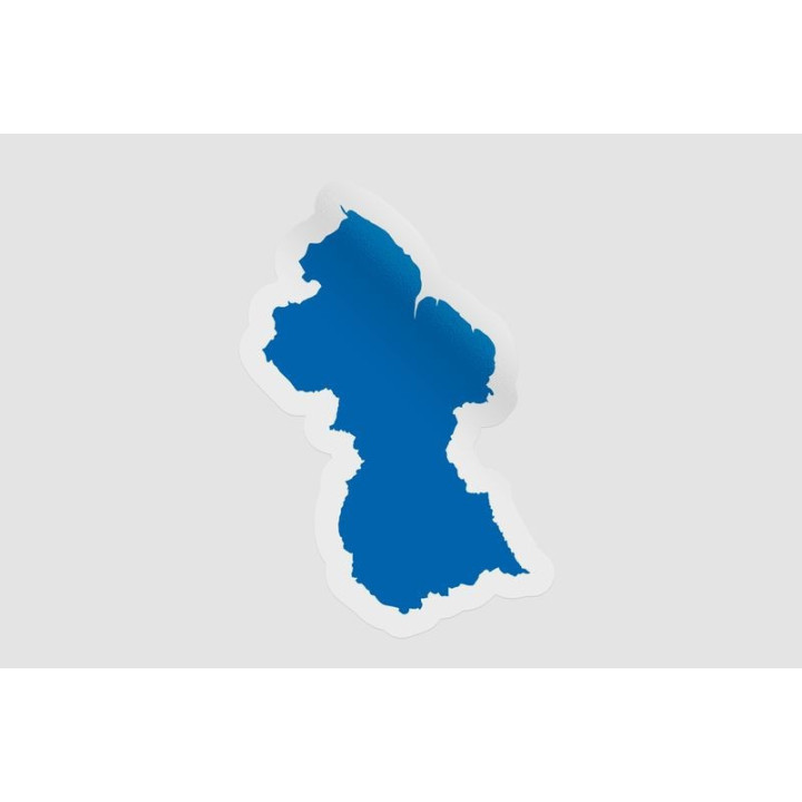 Guyana Map - DecalsHouse